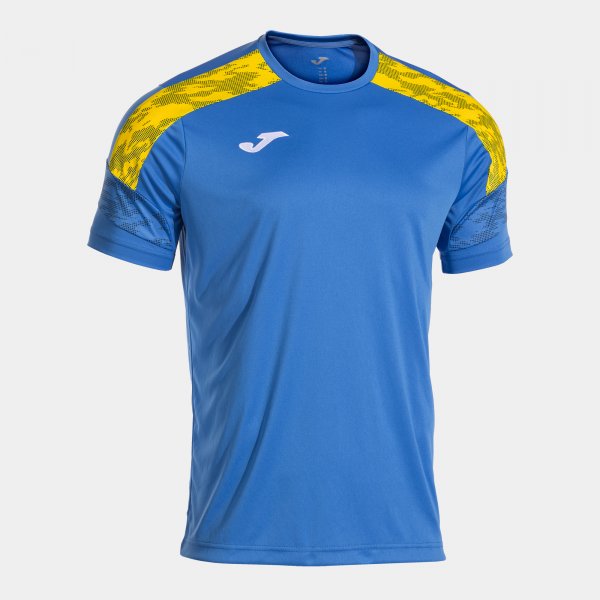 Camiseta Manga Corta Championship VIII en color Royal Amarillo - padel Joma