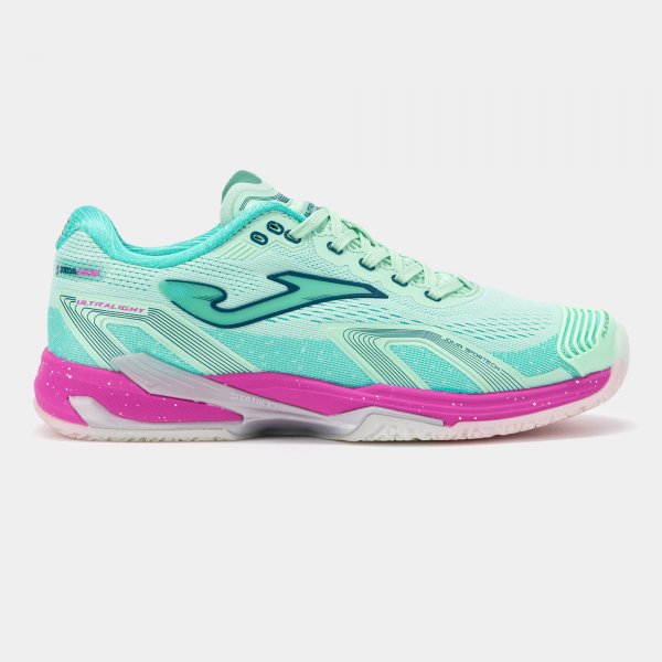 Zapatillas Ultra Light Lady 2627 Turquesa - padel Joma