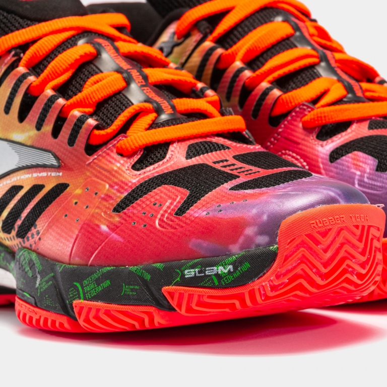 Zapatillas T.Slam 2316 FIP Negro Naranja - padel Joma (5)