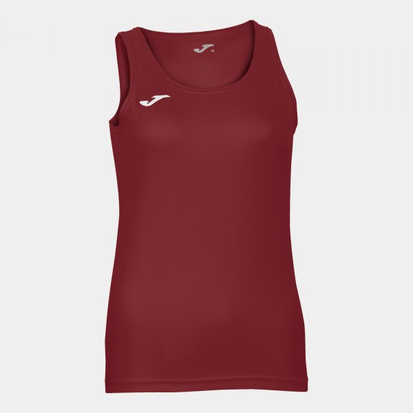 Camiseta Sin Mangas Diana en color Burdeos - padel Joma