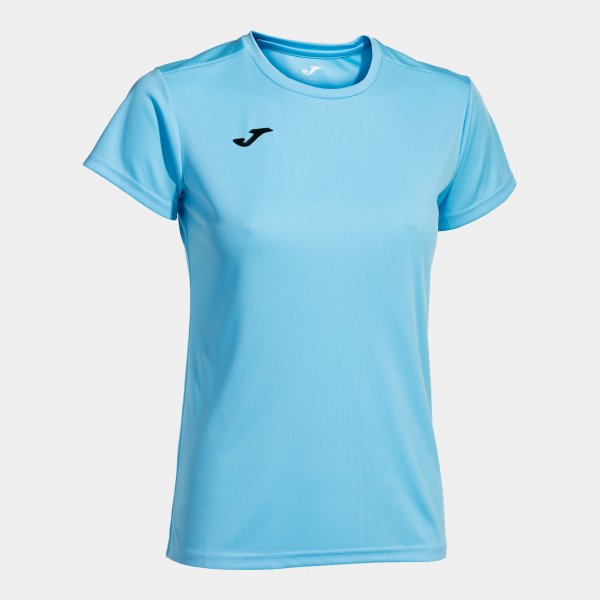 Camiseta Manga Corta Combi Woman en color Celeste - padel Joma
