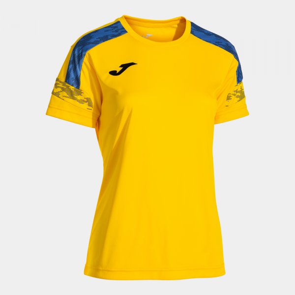Camiseta Manga Corta Championship VIII en color Amarillo Royal - padel Joma