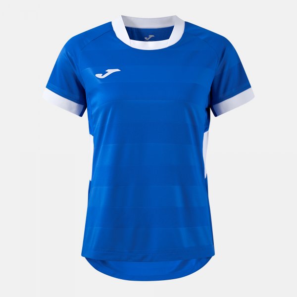 Camiseta Manga Corta Toletum VII en color Royal Blanco - padel Joma